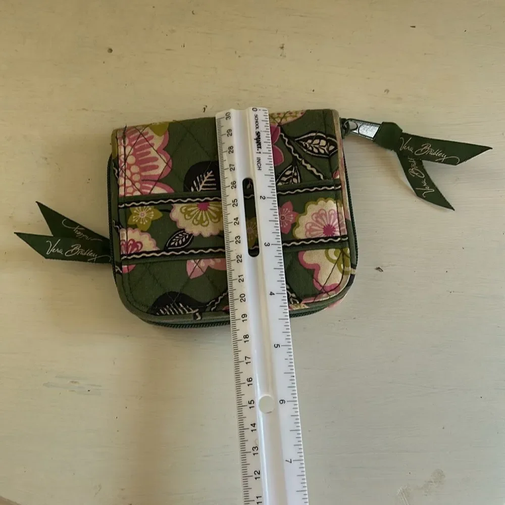 Vera Bradley Green Floral Women's Wallet